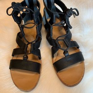 Black size 6 Franco Sarto Women’s Sandals